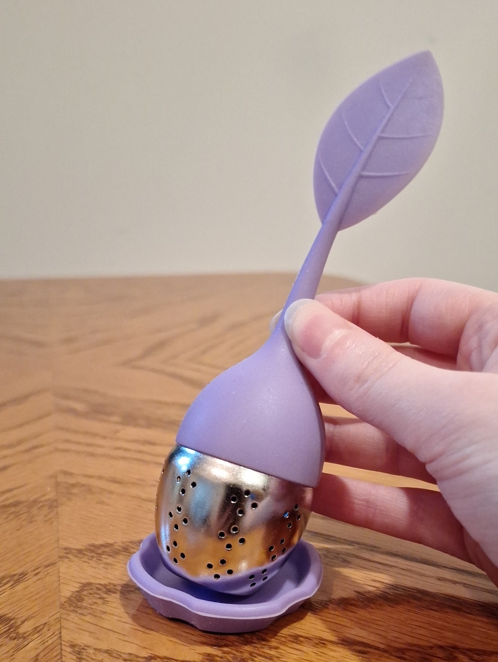 Purple Leaf Silicone Tea Infuser